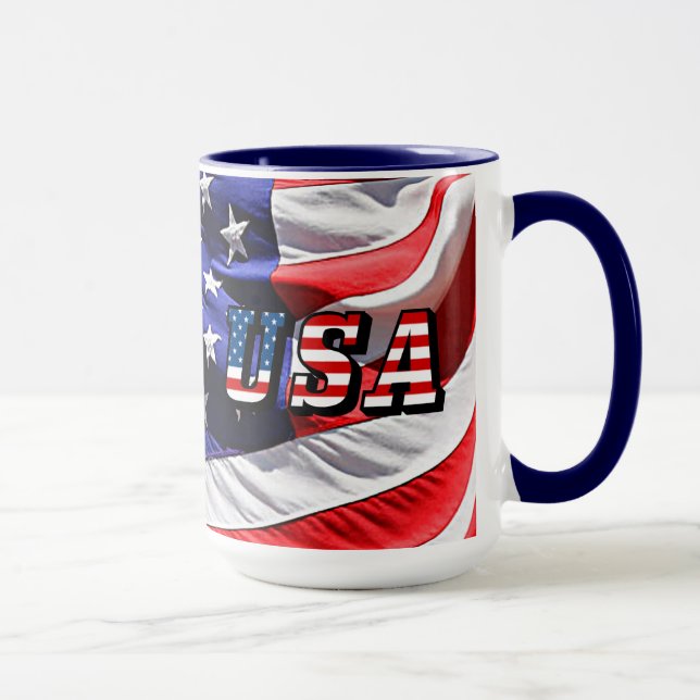 Tasse Drapeau américain (Droite)
