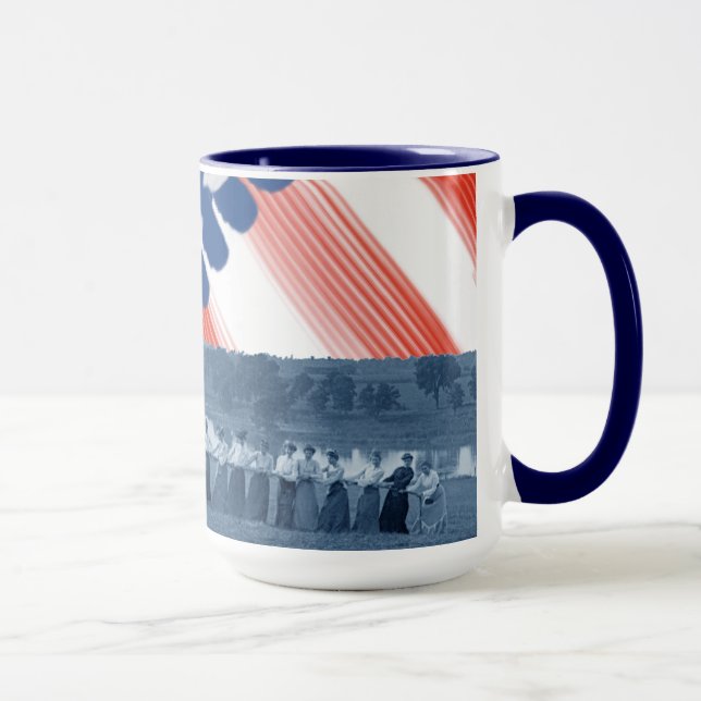 Tasse Drapeau américain Tug-O-War des femmes des années  (Droite)