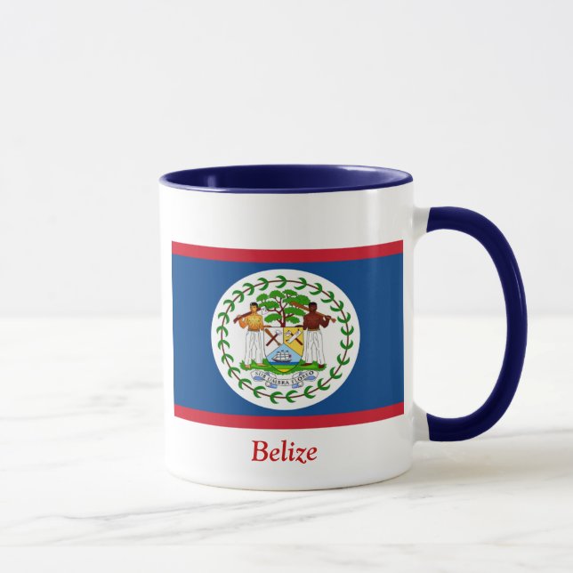 Tasse Drapeau de Belize (Droite)