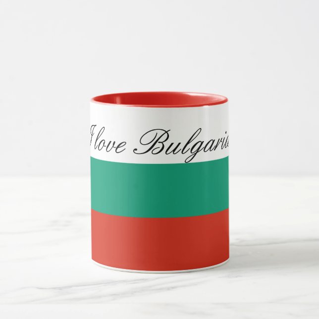 Tasse Drapeau de Bulgarie ou de Bulgarie (Centre)