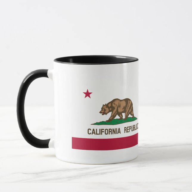 Tasse Drapeau de Californie (Gauche)
