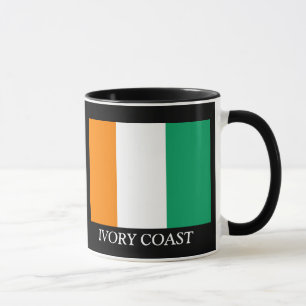 TASSE DRAPEAU DE LA CÔTE D'IVOIRE