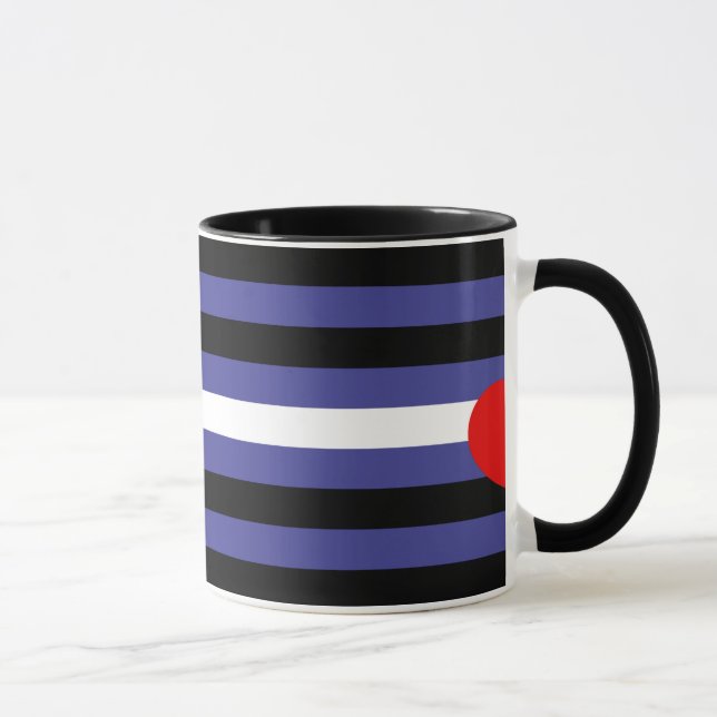 Tasse Drapeau de la Fierté en cuir (Droite)