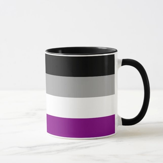 Tasse Drapeau de la fierté sexuelle (Droite)
