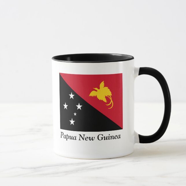 Tasse Drapeau de la Papouasie-Nouvelle-Guinée (Droite)