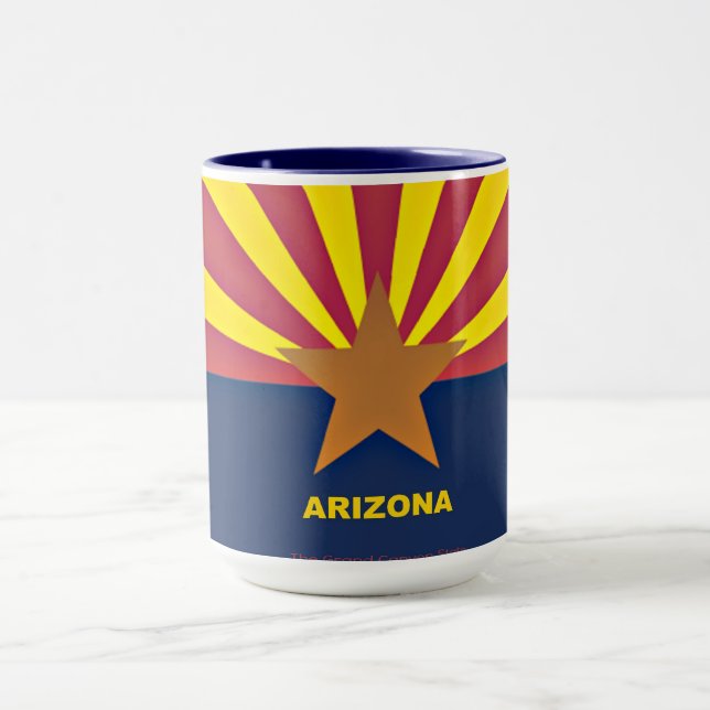 Tasse Drapeau de l'Arizona (Centre)