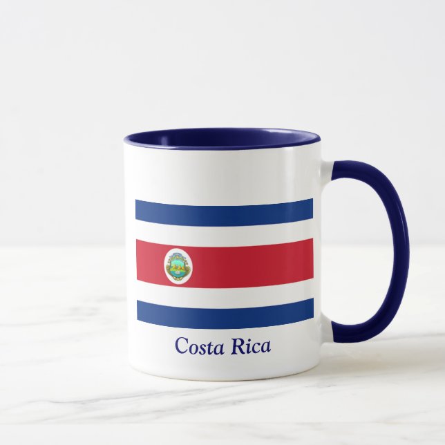 Tasse drapeau du Costa Rica (Droite)