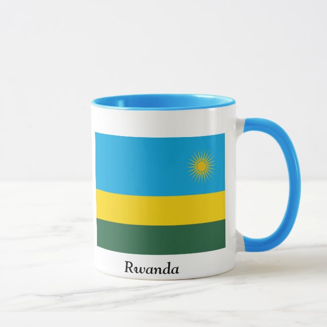 Tasse Drapeau du Rwanda (Droite)