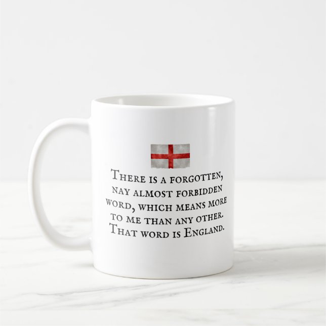 Tasse - drapeau d'Union Jack avec le slogan (Gauche)