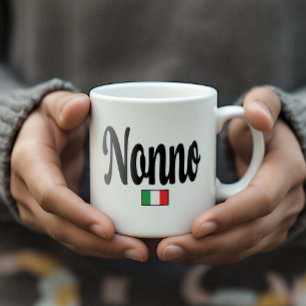 Tasse Drapeau Italien Nonno - Grand-Père Papi