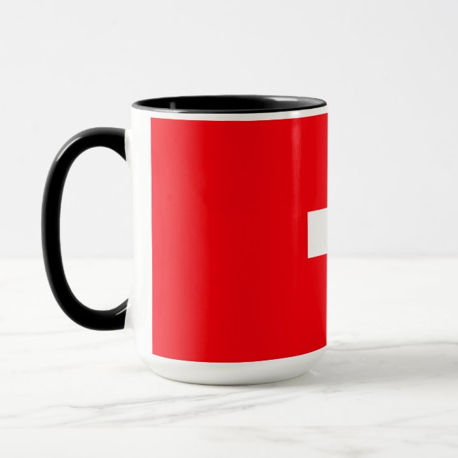Tasse Drapeau suisse (Gauche)