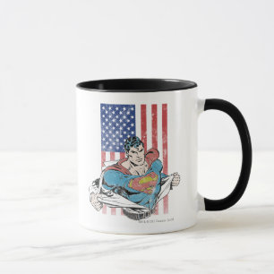 Tasse Drapeau Superman & US
