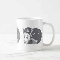 Tasse Drinkware de chiens de traîneau de sommeil