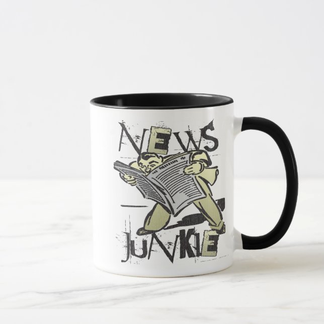 Tasse Drogué de nouvelles (Droite)
