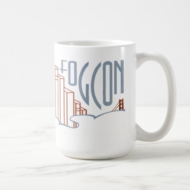 Tasse droitière de logo de pont de FOGcon (Droite)