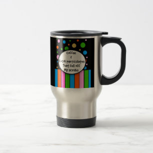 Tasse drôle "café et E-Coli " de voyage