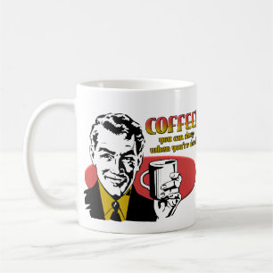 Tasse drôle "Café sommeil quand tu seras mort"