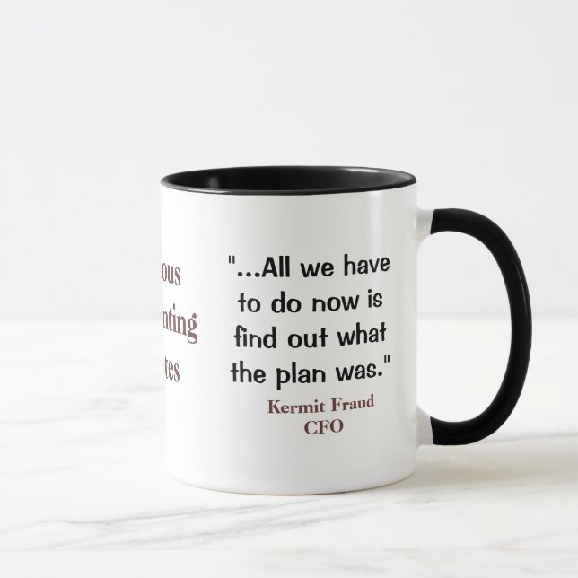 Tasse Drôle Comptable CFO Citation Disant (Droite)