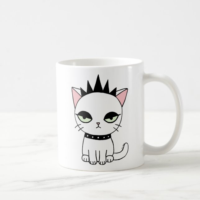 Tasse drôle d'amoureux des chats de tasse de tasse (Droite)