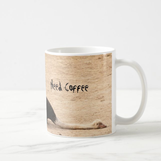 Tasse drôle d'autruche (Droite)