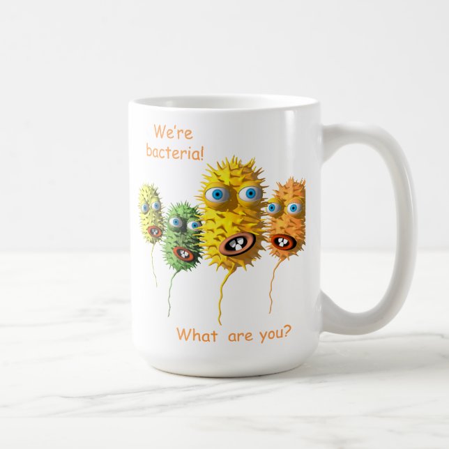 Tasse drôle de bactéries (Droite)