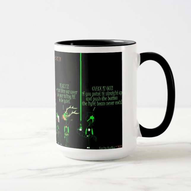 Tasse drôle de bande dessinée de cheval (Droite)