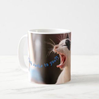 Tasse drôle de chat