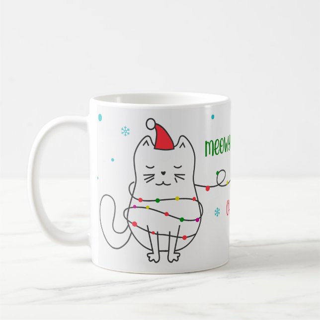 Tasse drôle de chat (Gauche)