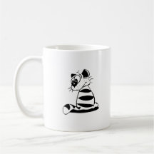 Tasse drôle de chat de Schrödinger humour scientif