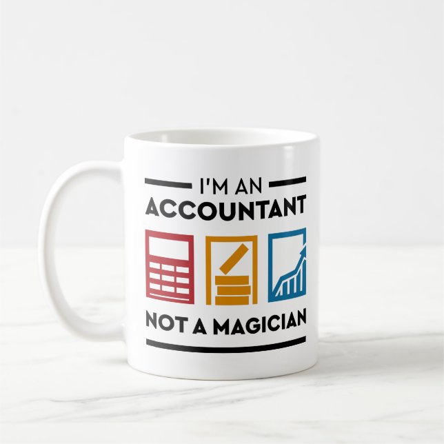 Tasse drôle de citation je suis un comptable pas (Gauche)