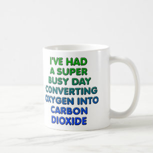 Tasse drôle de conversion d'oxygène ou mug de voya
