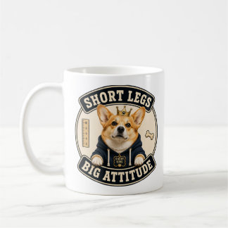 Tasse drôle de Corgi | Courtes jambes, grande atti
