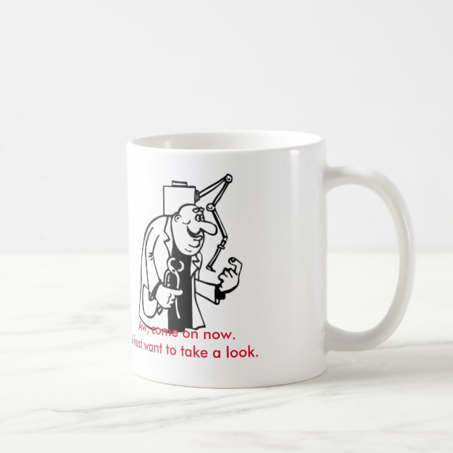 Tasse drôle de dentiste (Droite)
