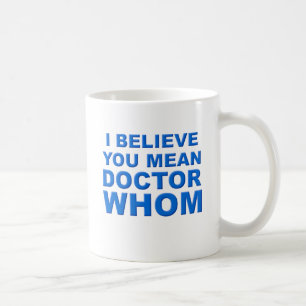 Tasse Drôle de Docteur Qui