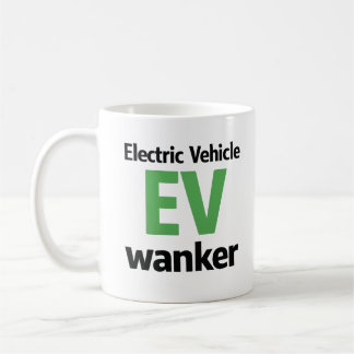 Tasse drôle de fan de VE Véhicule Électrique Blagu