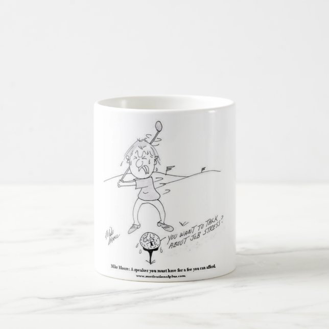 Tasse drôle de golf (Centre)