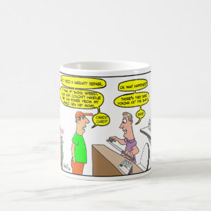 Tasse drôle de golf