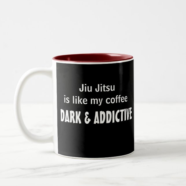 Tasse drôle de Jiu Jitsu (Gauche)