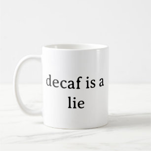 Tasse drôle de l'amant de café disant Décap est un
