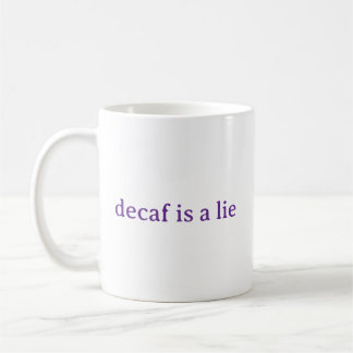 Tasse drôle de l'amant de café disant Décap est un