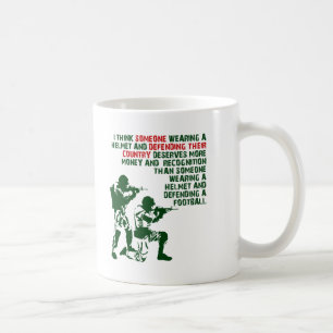 Tasse Drôle de l'Armée au-dessus des Sports
