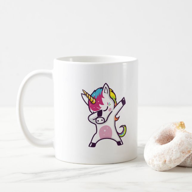 Tasse drôle de licorne - tasse mignonne d'enfants (Avec donut)