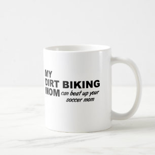Tasse drôle de maman de moto cross