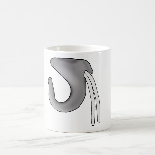 Tasse drôle de nez d'éléphant (Centre)