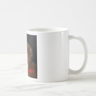 Tasse drôle de nouveauté déteste lundi de chien de