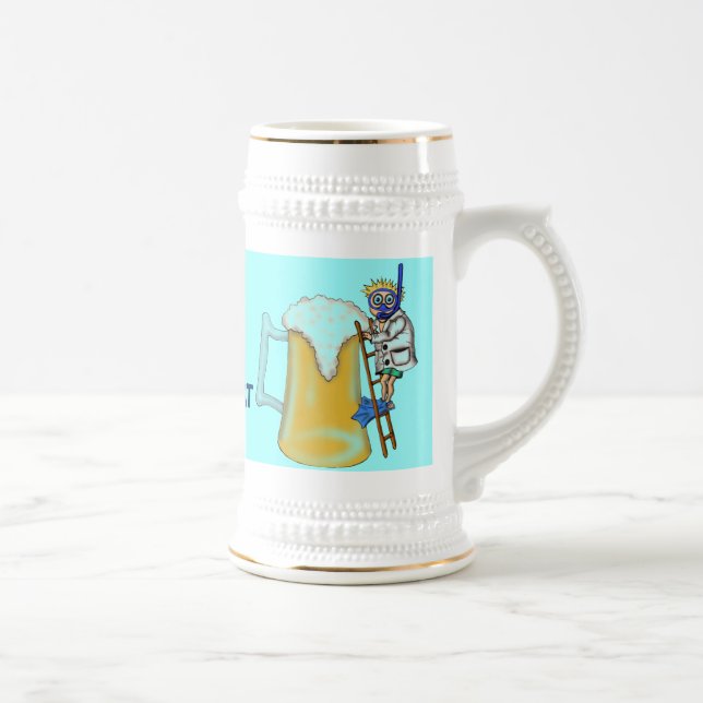 Tasse drôle de plongée de bière (Droite)