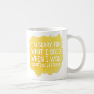 Tasse drôle de point de crochet