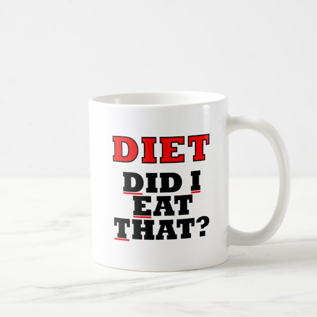 Tasse Drôle de Régime (Droite)