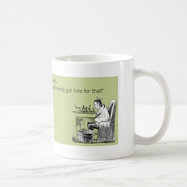 Tasse drôle de soins (Droite)
