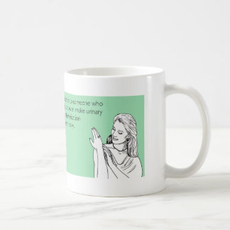 Tasse drôle de soins